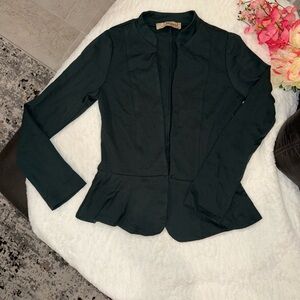 Hybrid & Company Dark Green Women's Blazer Size M